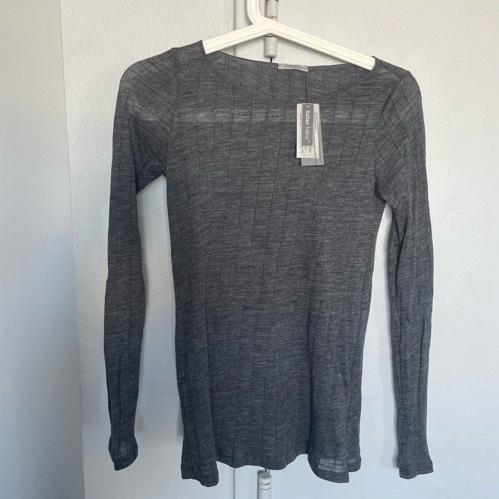 2 piece Silk and wool top and cardigan set